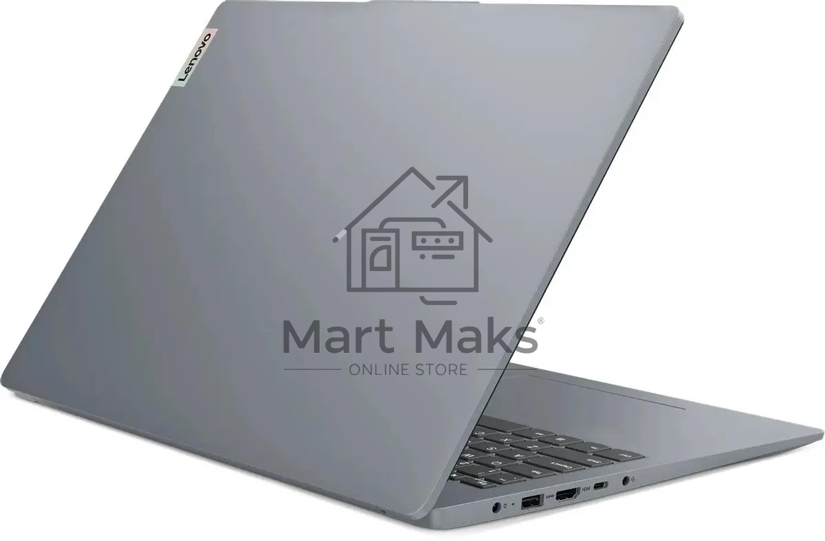 Ноутбук Lenovo IdeaPad Slim 3 16IAH8 i5-12450H 8Gb SSD 512Gb Intel UHD Graphics 16 WUXGA IPS Cam 47Вт*ч No OS Серый 83ES0012RK