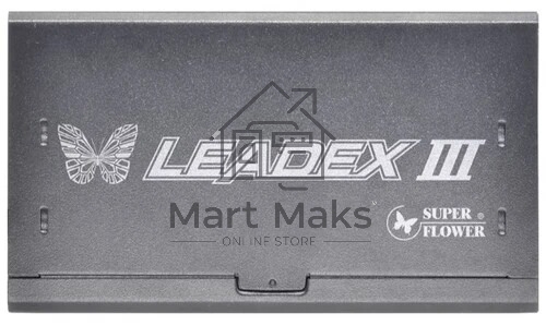 Блок питания Super Flower Power Supply Leadex III Gold, 1000 Ватт, 1000W, ATX 3.1, 140мм, 8xSATA, 4xPCI-E(6+2), 1x12VHPWR(12+4), APFC, 80+ Gold, Full Modular
