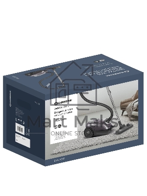 Пылесос Eurostek EVC-3017 фиолетовый, Потребляемая мощность – 2600 Вт, Мощность всасывания – 420 Вт