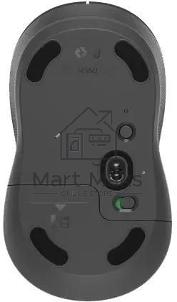 Мышь беспроводная Logitech M550 темно-серый/серый, 4000 dpi, радиоканал, Bluetooth, USB, кнопки - 3