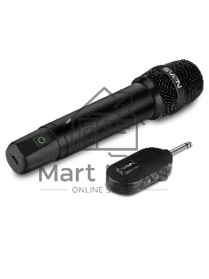 Микрофон беспроводной SVEN MK-740, черный (2.4GHz, 180mAh)