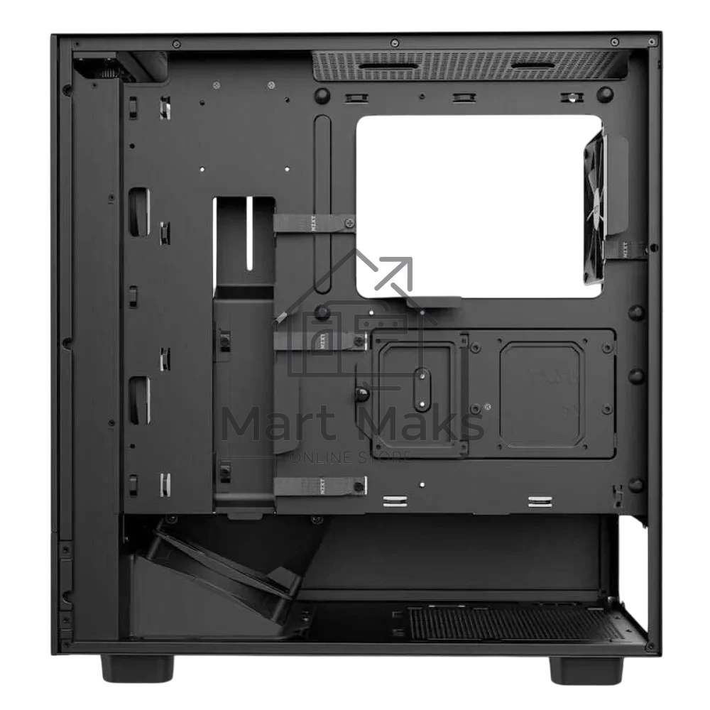 Компьютерный корпус без блока питания Case NZXT H5 Flow RGb, Midi-Tower, TG, 3x120мм RGb + 1x120мм, 1xUSB-A 3.2 + 1xUSB-C 3.2, E-ATX, ATX, mATX, mITX черный