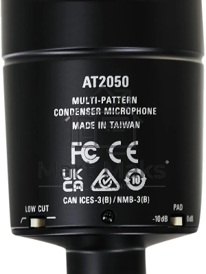 Микрофон проводной Audio-Technica AT2050 черный