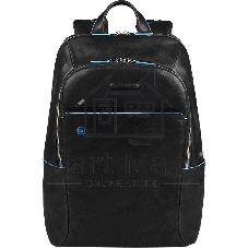 Рюкзак для ноутбука Piquadro Blue Square CA3214B2/N черный натур.кожа Рюкзак для ноутбука Piquadro Blue Square CA3214B2/N черный натур.кожа