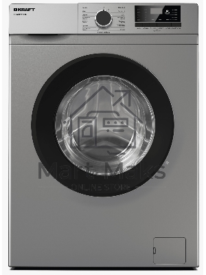 Стиральная машина Kraft KF-MDS6107G серый, загрузка фронтальная 6 кг, 1000 об/мин., класс: А+
