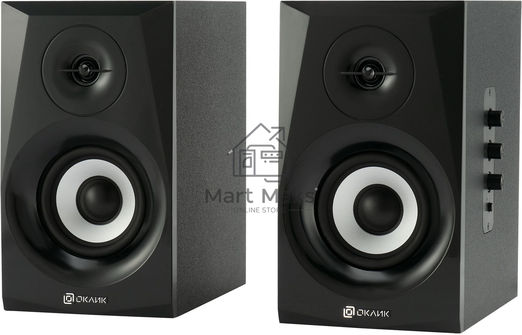 Акустическая система Oklick OK-166 BT 2.0 черный 40Вт