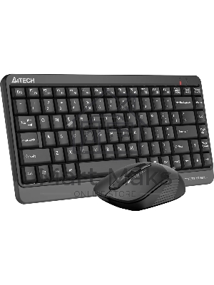 Комплект клавиатура+мышь A4Tech FStyler FG1110 беспроводной, USB, 2000 DPI, чёрный/серый