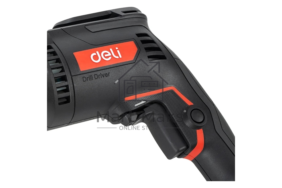 Дрель Deli DE-DZ10-2E, 500 Вт, сетевая, безударная