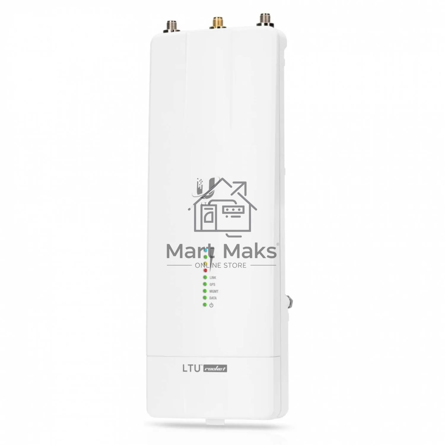 Базовая станция для радиосети Ubiquiti LTU-Rocket-EU, 5 ГГц, PtMP, MIMO 2х2, 29 дБм, 2x RP-SMA, GPS Sync