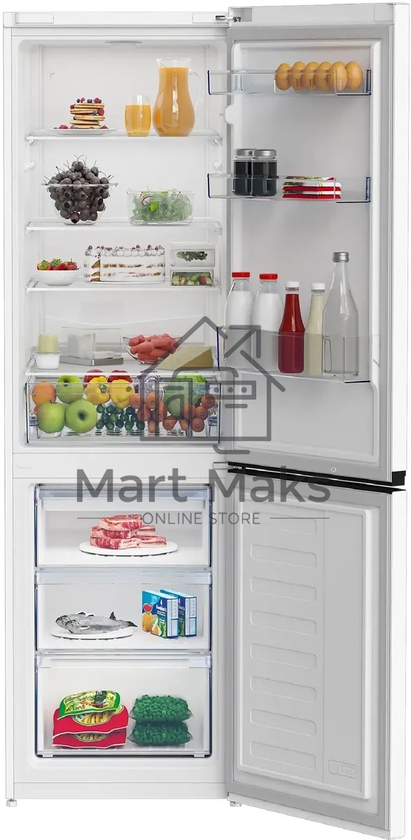 Холодильник Beko B1RCSK362W белый двухкамерный 230/113л морозилка снизу
