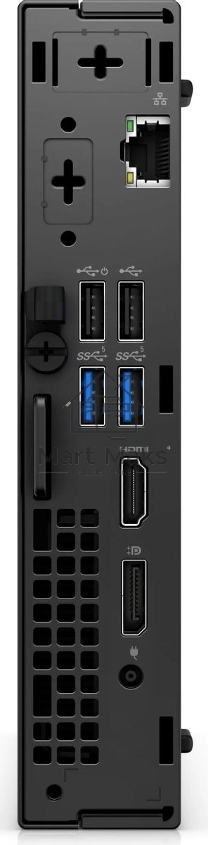 Неттоп Dell Optiplex 7020 Micro i3 14100T (2.7) 16Gb SSD512Gb UHDG 730 Windows 11 Professional GbitEth 260W мышь клавиатура черный (7020-3621)