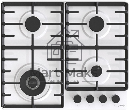 Газовая варочная поверхность Gorenje GW642SYW белый