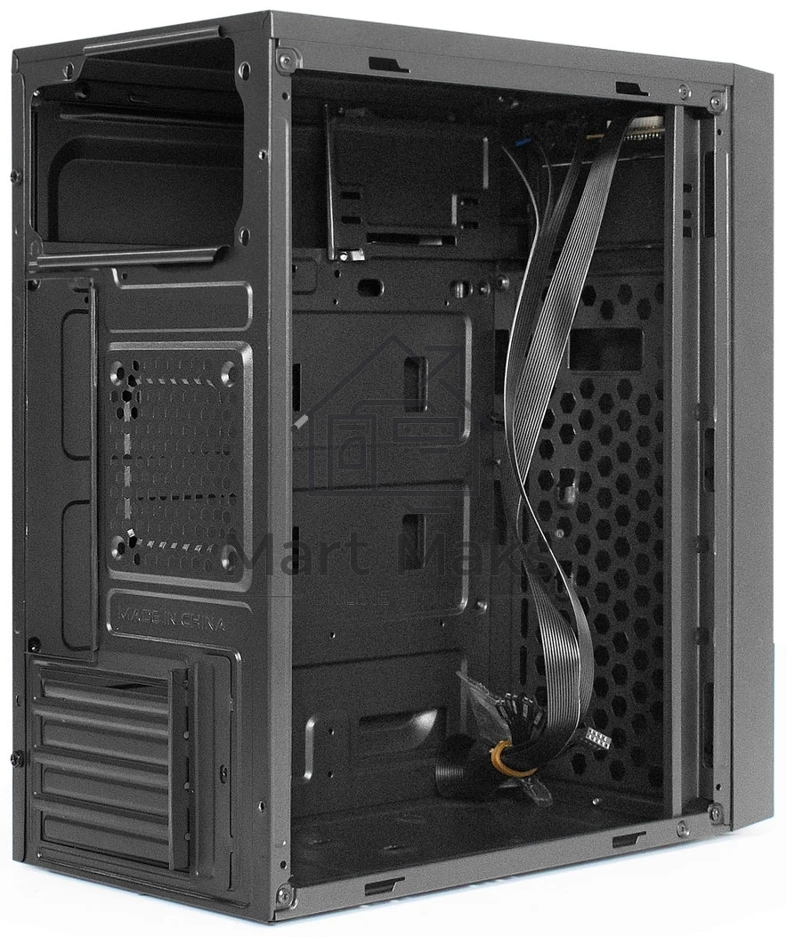 Компьютерный корпус Minitower ExeGate BAA-113-UNS500 (mATX, БП UNS500 с вент. 12см, 2*USB, аудио, черный)