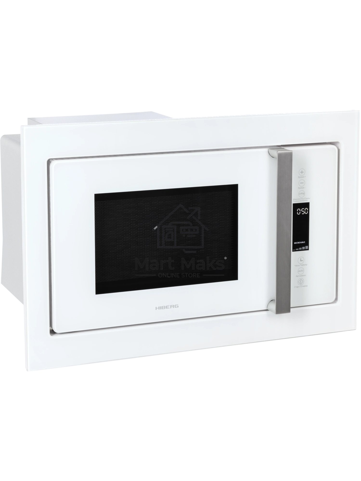 Встраиваемая микроволновая печь HIBERG i-VM 8505 W (инверторная)