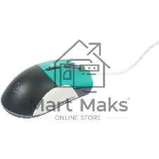Мышь проводная Raskat MG017 черный/зеленый/белый, 6200 dpi, USB, кнопки - 7