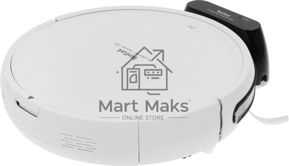 Робот-пылесос Tefal RG8227WH белый, 2200 мА·ч Li-Ion, уборка сухая, пылесборник контейнер 0.44 л