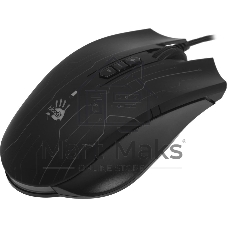 Мышь проводная A4Tech Bloody Q82 черный, 3200 dpi, USB, кнопки - 8