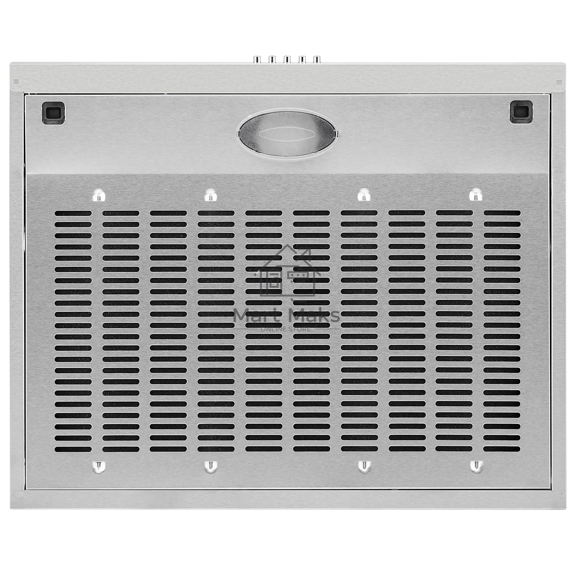 Вытяжка подвесная Krona Briana 600 Inox PB нержавеющая сталь, 59.5 см, 460 куб. м/ч, 42 дБ