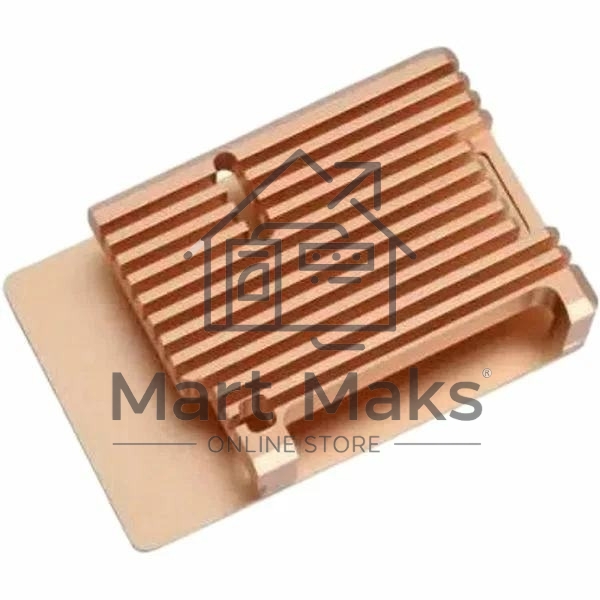 Корпус ACD RA506 Gold Metal Aluminum Case for Raspberry Pi 4B