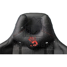 Кресло игровое A4Tech Bloody GC-500, черный, эко.кожа, крестовина пластик