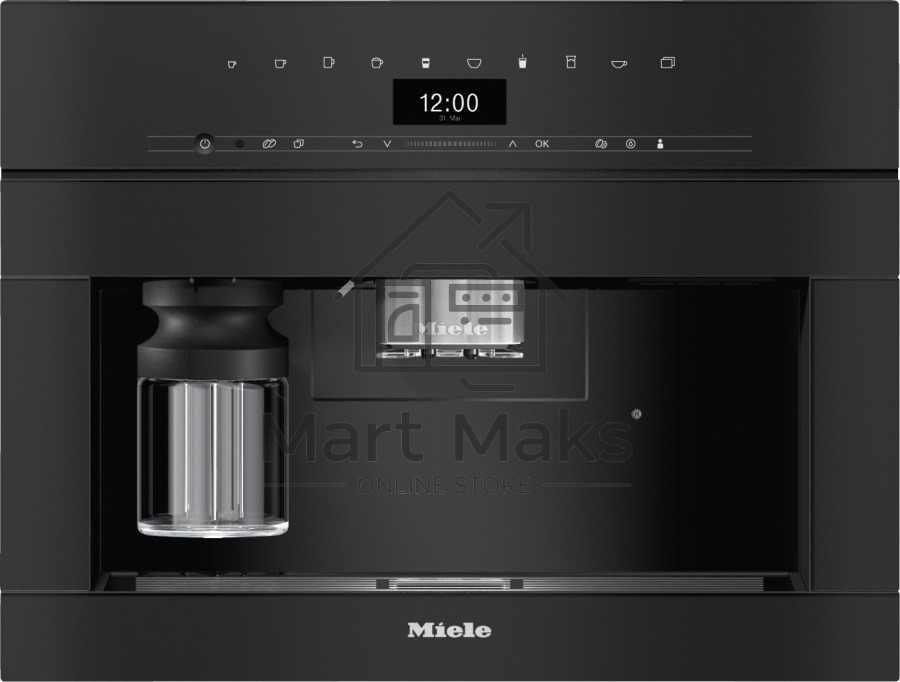 Кофемашина встраиваемая Miele CVA 7440 OBSW черный