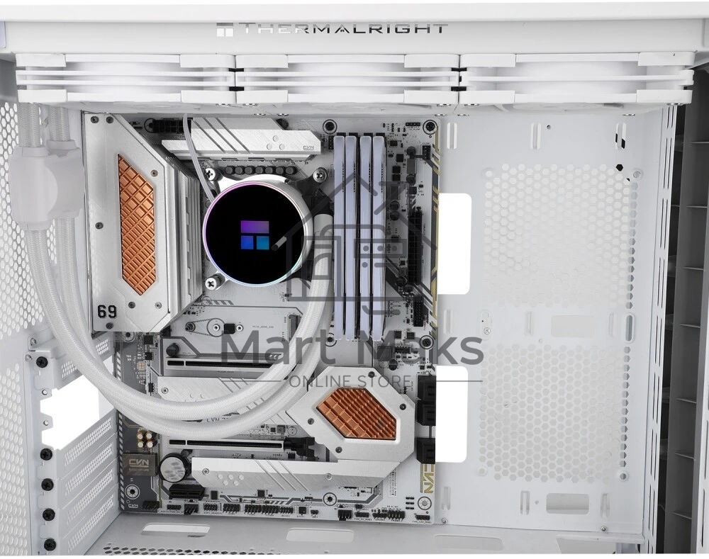 Система жидкостного охлаждения Thermalright Frozen Magic 360 Scenic V2 ARGB Soc-AM5/AM4/1151/1200/2066/2011/1700 белый 4-pin 28.1dB Al Ret (F-MAGIC-360-SC-V2)