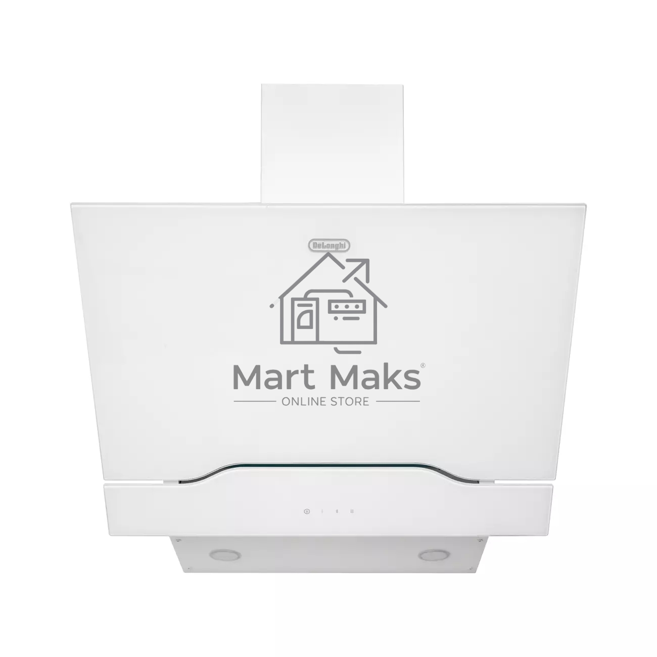 Вытяжка наклонная DeLonghi Linea 608 BB белый, 60 см, 850 куб. м/ч, 63 дБ