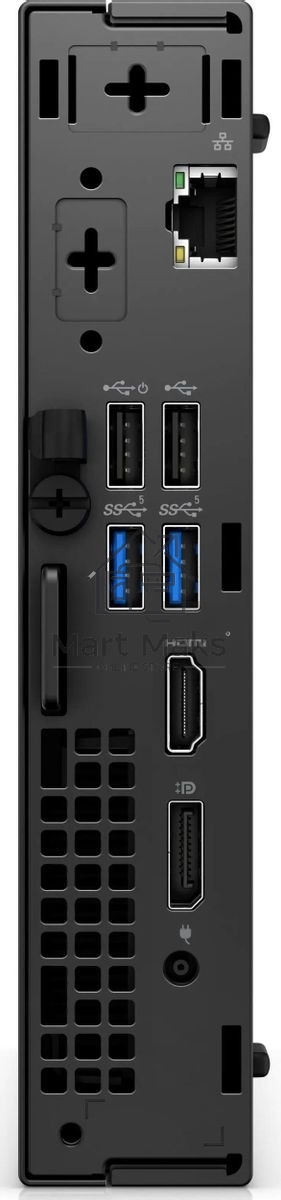 Неттоп Dell Optiplex 7020 Micro i3 14100T (2.7) 8Gb SSD512Gb UHDG 730 Windows 11 Pro GbitEth WiFi BT 90W мышь клавиатура черный (7020-3851)