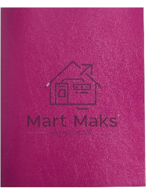 Тетрадь Buro 1511768 96 листов, клетка, A5, 202х163 1 дизайн, бумвинил, скоба, бордовый