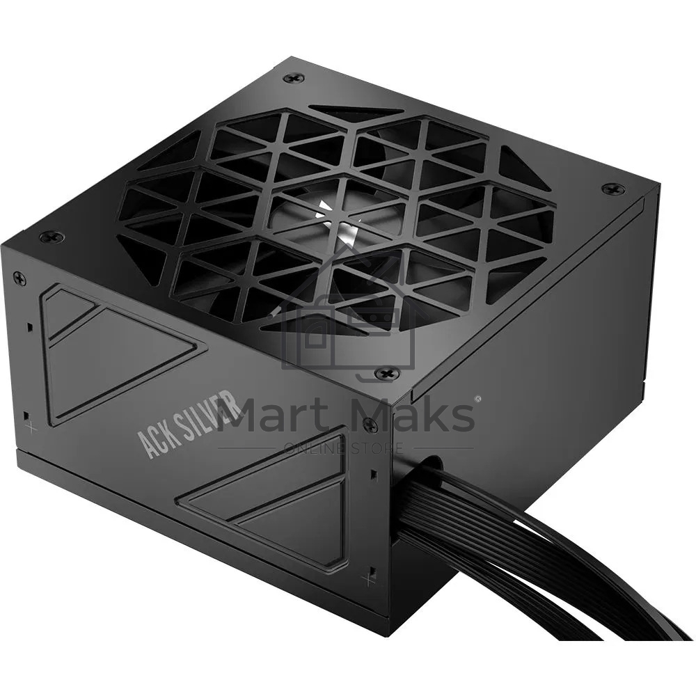 Блок питания 1STPLAYER ACK Silver HA-850BA7-BK, 850Вт, 80 PLUS Silver, 140мм, черный