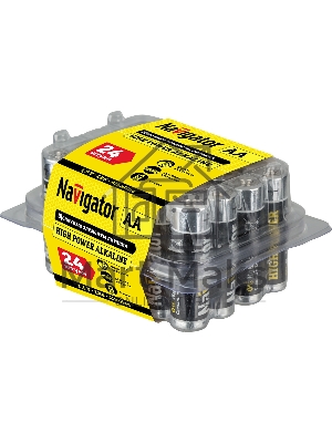 Элемент питания алкалиновый Navigator AA/LR6 94 786 NBT-NE-LR6-BOX24 (уп.24шт) Элемент питания алкалиновый Navigator AA/LR6 94 786 NBT-NE-LR6-BOX24 (уп.24шт)