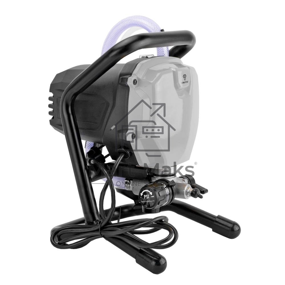 Краскораспылитель Zitrek ZKPM800PRO 1.7л/мин соп.:0.58мм черный/серый