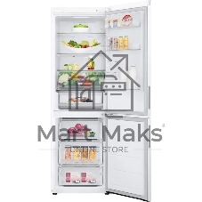 Холодильник LG GC-B459AQQW белый двухкамерный 234/110л морозилка снизу, No Frost