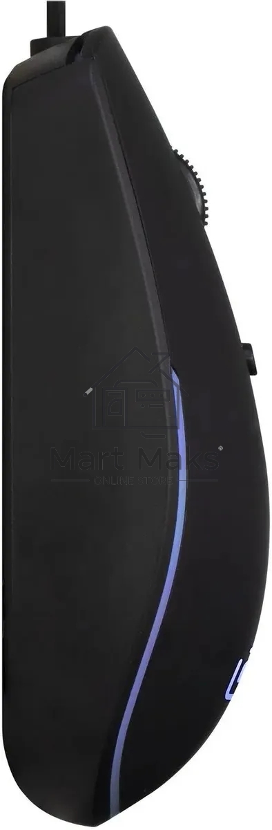 Мышь проводная Oklick 100M черный, 1600 dpi, USB, кнопки - 4