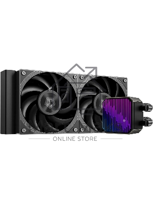 Система водяного охлаждения ID-Cooling DX240 MAX ARGB черный 120мм алюминий+медь 2150rpm 32.5db 4-pin 300W