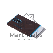 Чехол для кредитных карт Piquadro Blue Square PP4825B2BLR/MO, натур.кожа, красное дерево