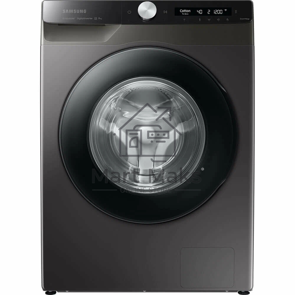 Стиральная машина Samsung WW80AG6S28AX/LD серая, загрузка фронтальная 8кг, 1200 об/мин., класс: A