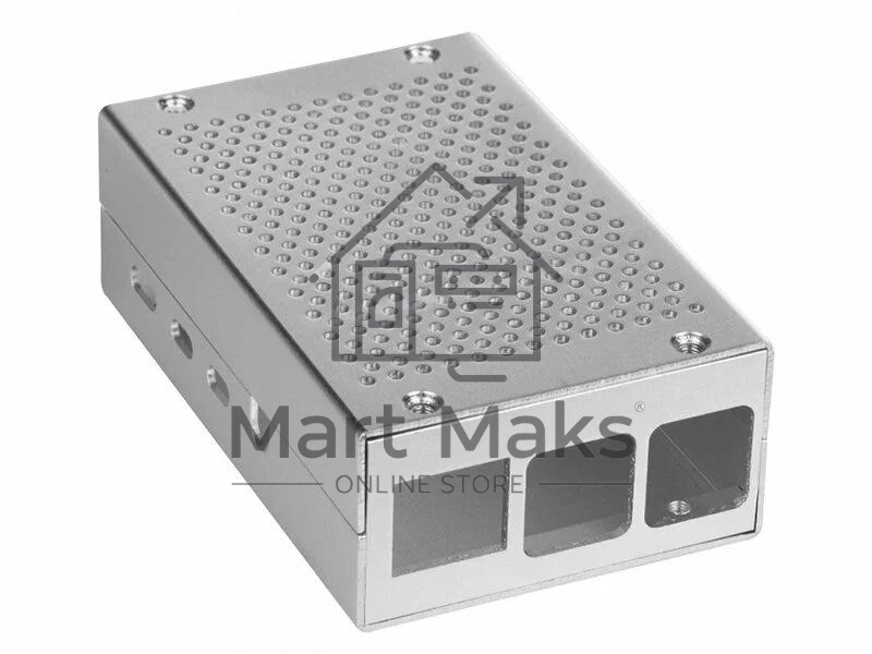 Корпус ACD RA507 Silver Fine Heat Dispersion Aluminium Alloy Case for Raspberry Pi 4B