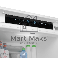 Встраиваемый холодильник Maunfeld MBF19354NFWGR LUX Inverter белый двухкамерный 209/64 л морозилка снизу, No Frost