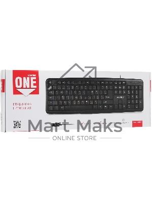 Клавиатура проводная Smartbuy ONE 112 USB черная SBK-112U-K