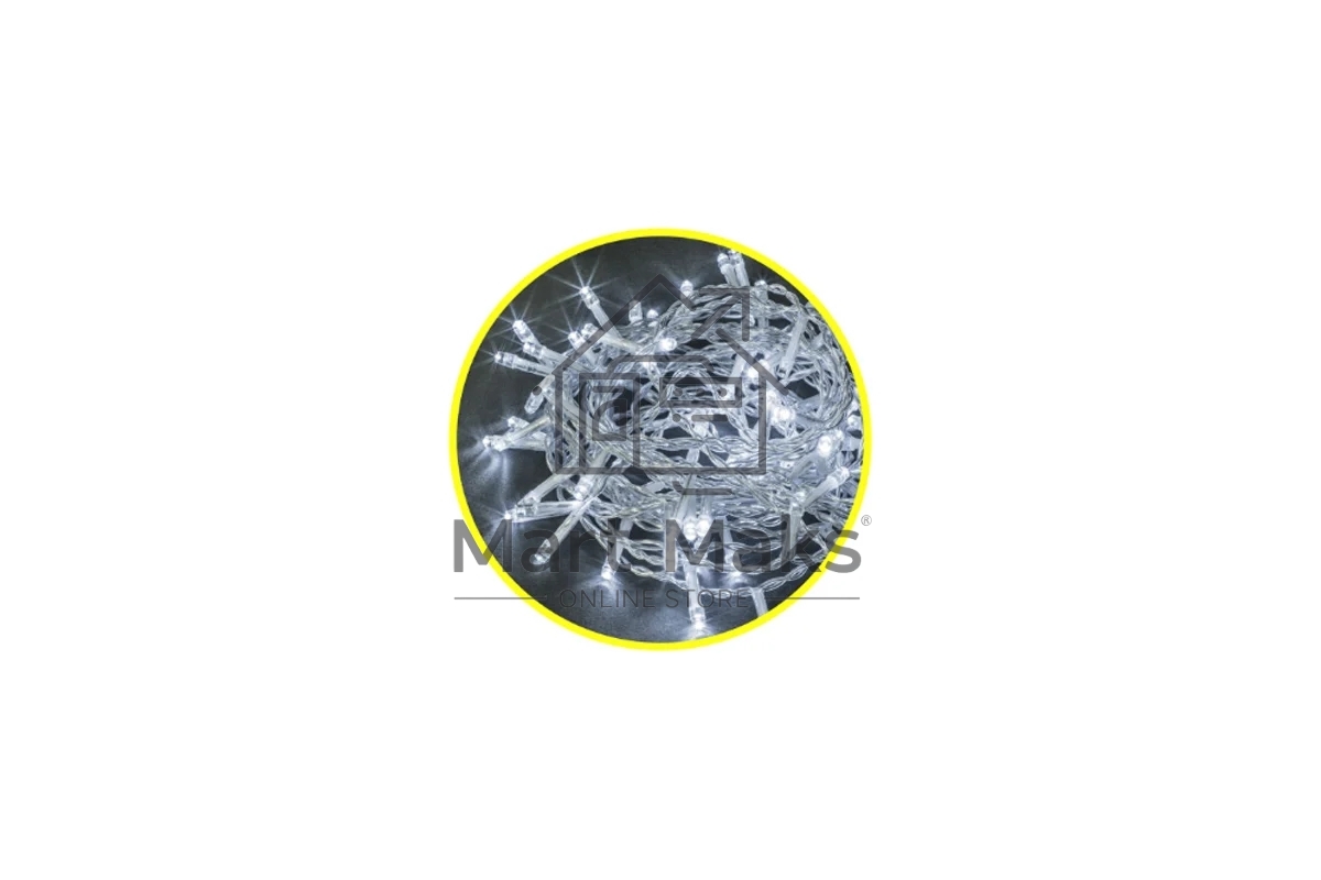 Гирлянда Navigator NGF-S01-100CW-10-11.5m-230-C8-TR-IP20