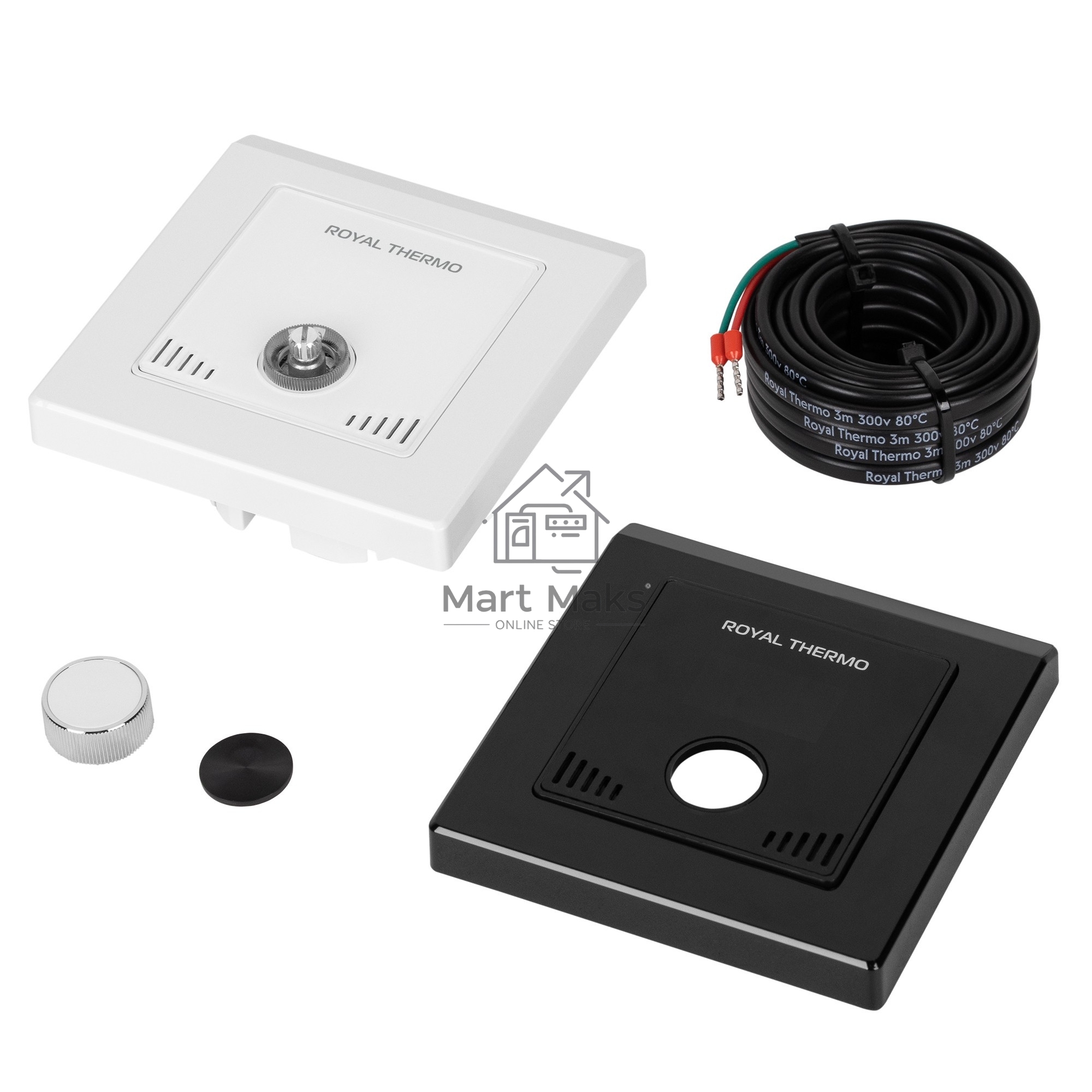 Кабель нагревательный Royal Thermo RTDC 2-17-600 (комплект с терморегулятором RTI-16)