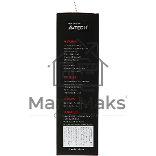 Мышь проводная A4Tech Bloody W70 Max желтый/черный, 10000 dpi, USB, кнопки - 9