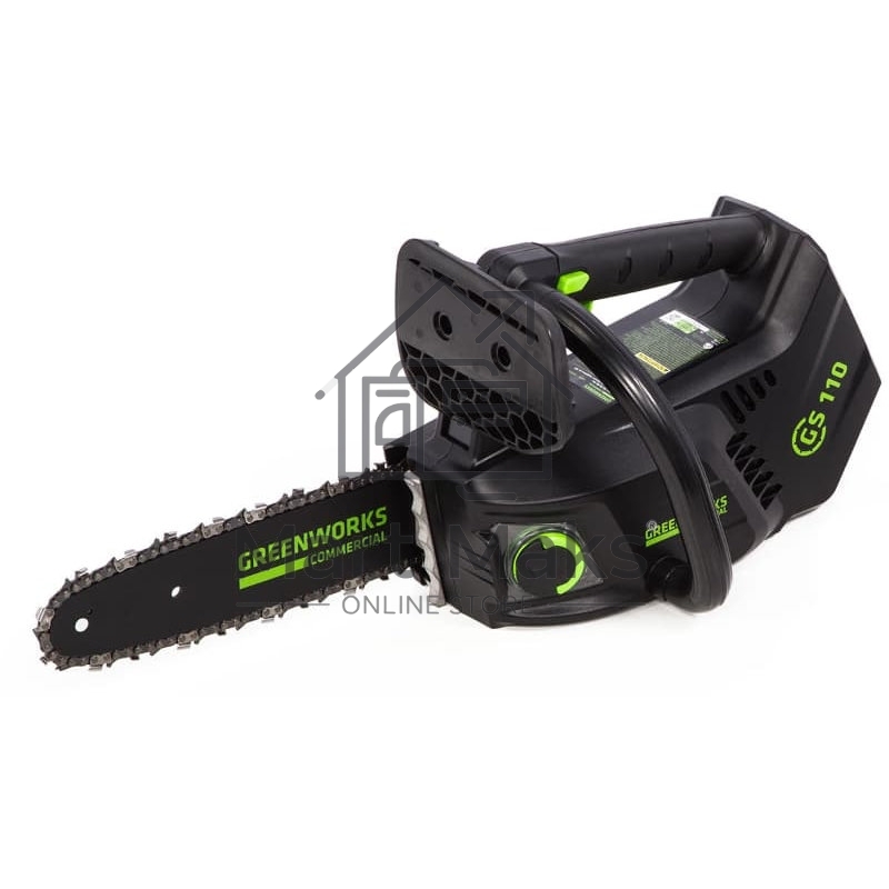 Пила цепная одноручная аккумуляторная GreenWorks GD40TCS (арбориста), 40V, 25,4 см, бесщеточная, без АКБ и ЗУ (2003807)