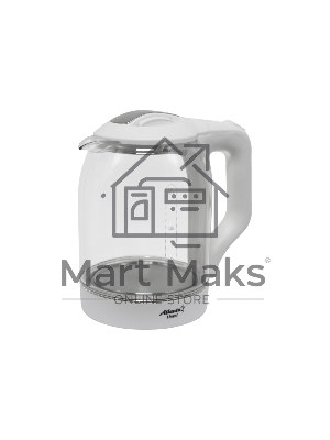 Чайник электрический Atlanta ATH-2466 (белый) стеклянный