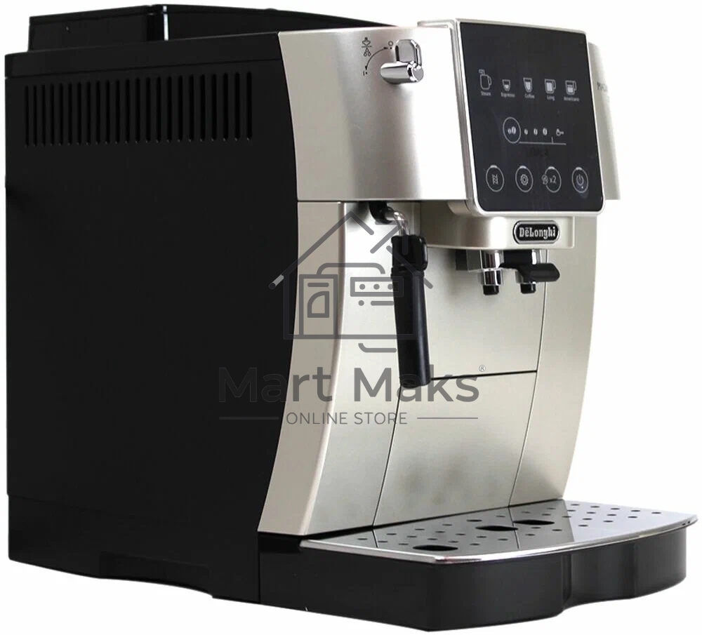 Кофемашина DeLonghi ECAM220.30.SB серебристо-черный, исп. кофе - зерновой/молотый, 1.8 л, 1450 Вт, 15 бар