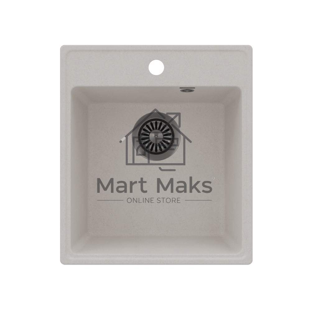 Кухонная мойка Maunfeld Perla 425 MFQS-425W кремовый