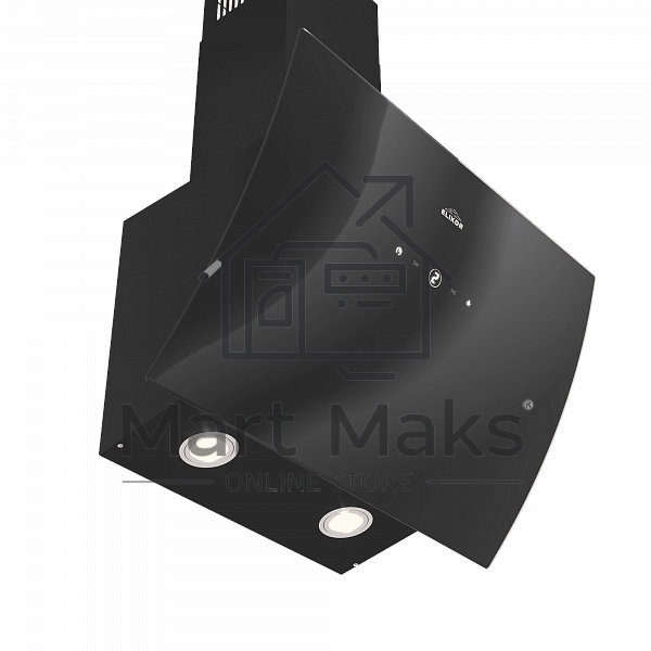 Вытяжка каминная Elikor Wave BK 60 черный, 60 см, 750 куб. м/ч, 56 дБ