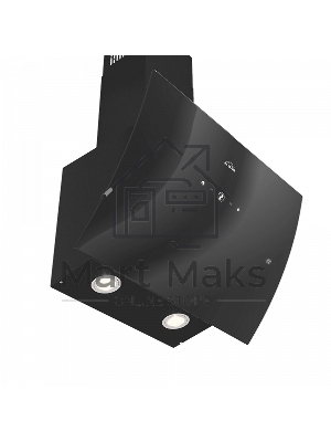 Вытяжка каминная Elikor Wave BK 60 черный, 60 см, 750 куб. м/ч, 56 дБ