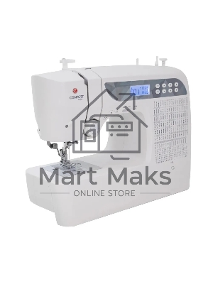 Швейная машина Comfort 1001 200 операций, 9 видов петель, жк дисплей, нитевдеватель, горизонтальный челнок, русск./англ. алфавит, плавная регулировка скорости на корпусе, регулятор давления лапки, нитевдеватель, возможность шитья двойной иглой, возможност